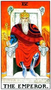 The Emperor and The Hierophant Tarot Cards Together